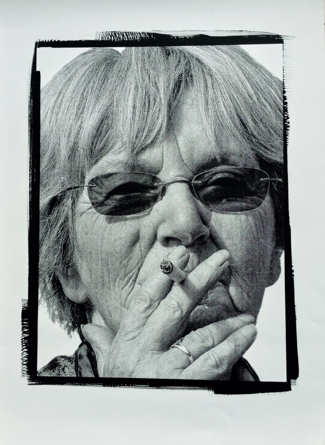 silkscreen print ink on paper 36x48